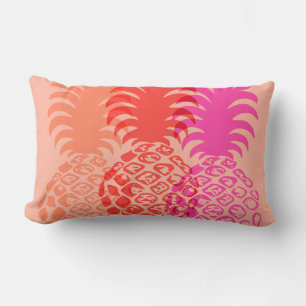 Momona Pineapple Hawaiian Tropical Reversible Lumbar Cushion