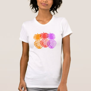 Momona Pineapple Hawaiian Tropical T-Shirt