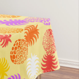 Momona Pineapple Hawaiian Tropical Tablecloth