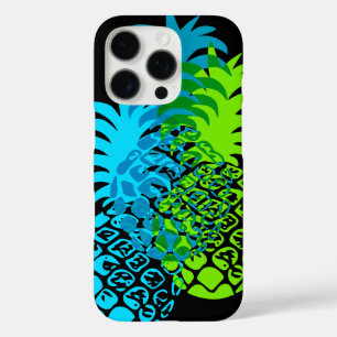 Momona Pineapple Hawaiian Tropical Teal iPhone 16 Pro Case