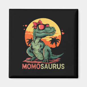 Momosaurus Dino Dinosaur Momo-saurus T-rex Mother' Magnet