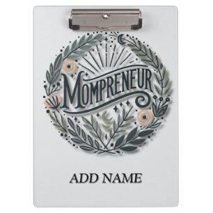 Mompreneur Themed Clipboard
