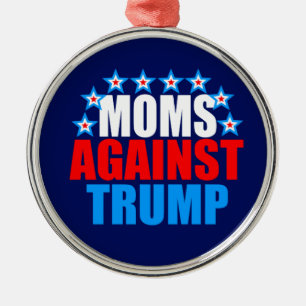 Moms Against Trump Metal Tree Decoration