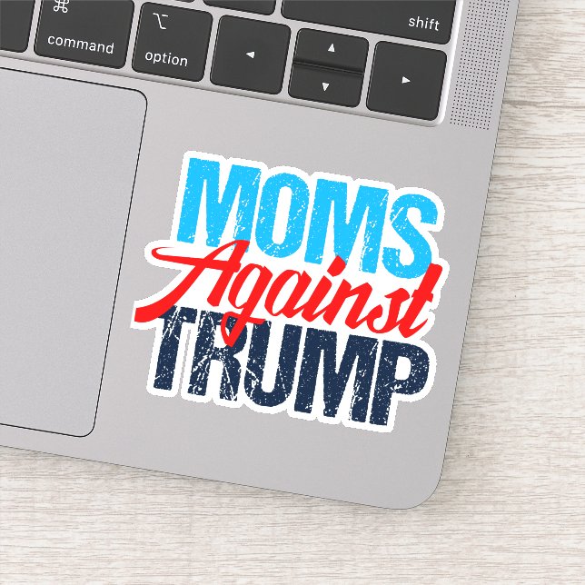 Moms Against Trump Political Laptop (Detail)