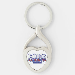 Moms Against White Pants Key Ring