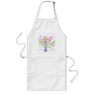 Moms Are Angels Long Apron