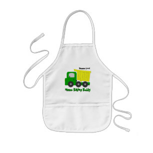 Moms Baking Buddy Dump Truck Kids Apron