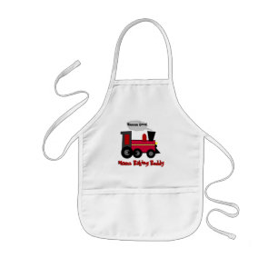 Moms Baking Buddy (Train) Kids Apron