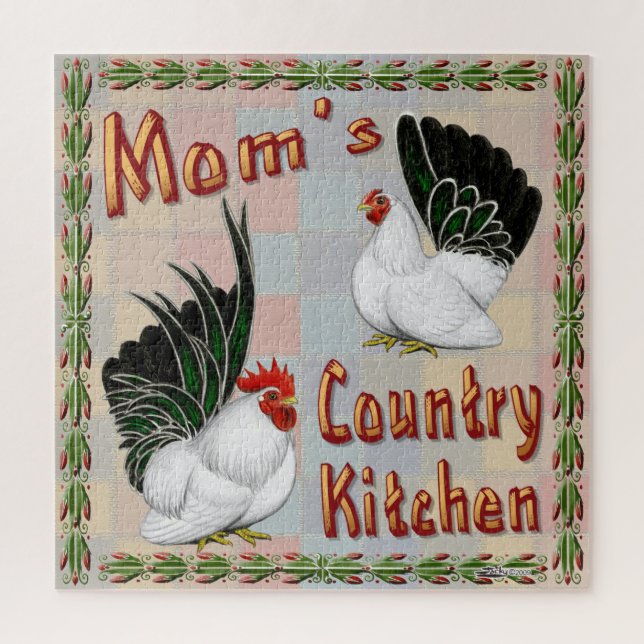 Mom's Country Kitchen Jigsaw Puzzle (Vertical)