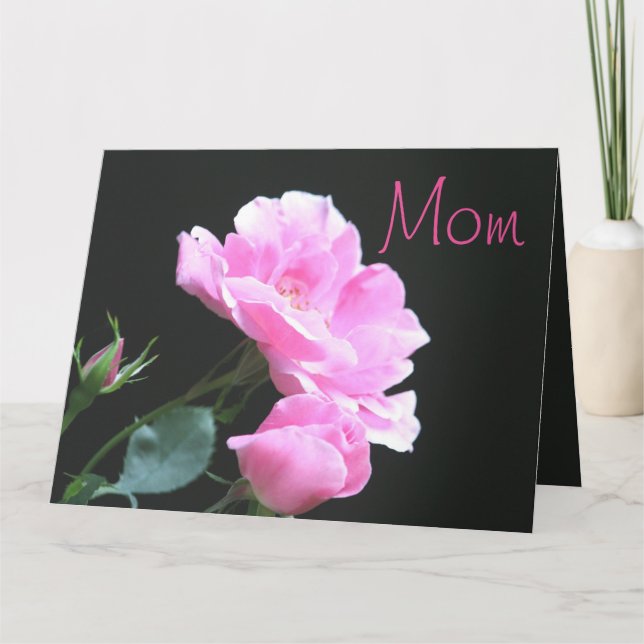 Moms Designer Birthday Card (Front)