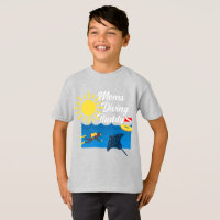 Moms Diving Buddy Design - Kids' Basic T-Shirt