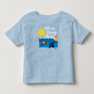 Moms Diving Buddy Design - Toddler Fine Jersey T-S T-Shirt