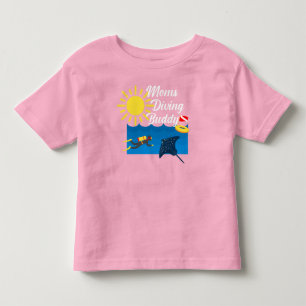 Moms Diving Buddy Design - Toddler Fine Jersey T-S T-Shirt