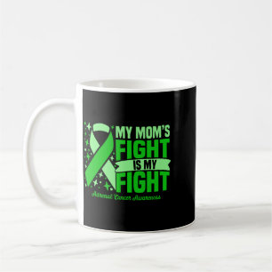 Moms Fight Is Fight Adrenal Cancer Awareness Cure Coffee Mug