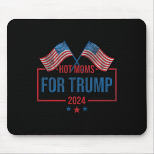 Moms For Trump 2024 Republican Usa Flag Mouse Mat