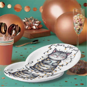 Mom's Jingle Juice Paper Plate