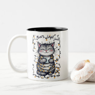 Mom's Jingle Juice  Two-Tone Coffee Mug