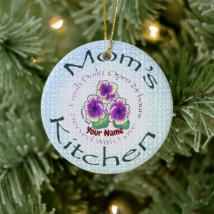 Moms Kitchen Ceramic Tree Decoration