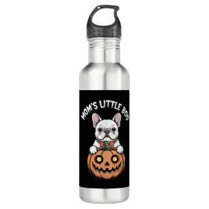 Mom's Little Boo French Bulldog Hallowen 710 Ml Water Bottle