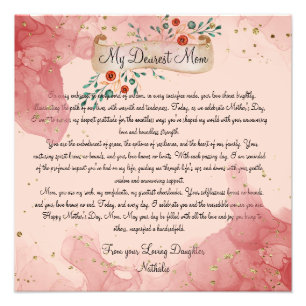 Mom's Love: A Timeless Tribute to Mom Photo Print