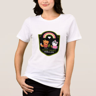 Moms Of Fraternal Twins Tri-Blend Shirt
