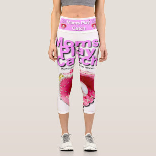 Moms Play Catch Capri Leggings