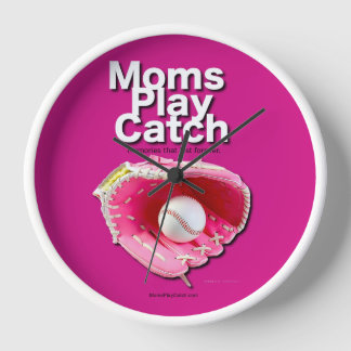 Moms Play Catch Clock