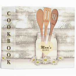 Moms Recipes Cookbook 3 Ring Binder