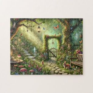 Mom's Secret Garden Cottagecore Nature Jigsaw Puzzle