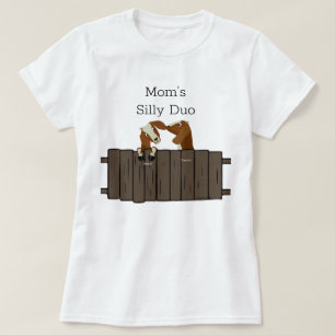 Moms Silly Duo 2 Goats T-Shirt