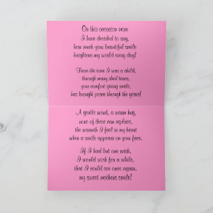 MOMS SMILE card