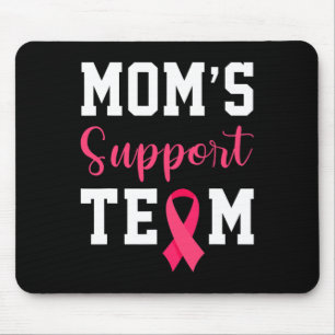 Moms Support Team Survivor Breast Cancer Awareness Mouse Mat