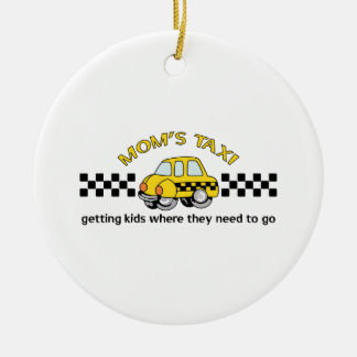 MOMS TAXI CERAMIC TREE DECORATION