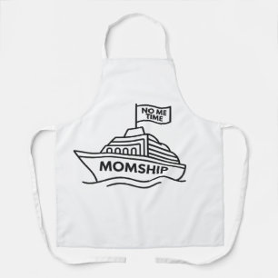 MOMSHIP NO Metime All-Over Print Apron, Medium Apron