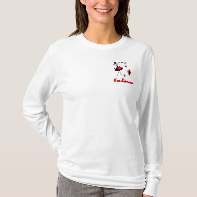 MomsRetro Sparkle Logo  T-shirt (Front)
