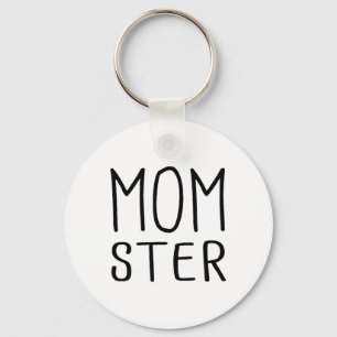 Momster Couples Halloween Costume Shirt Key Ring