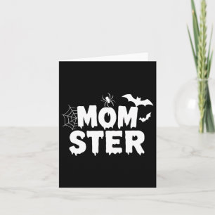 Momster Dadcula Monster Halloween Trick Or Treat Card