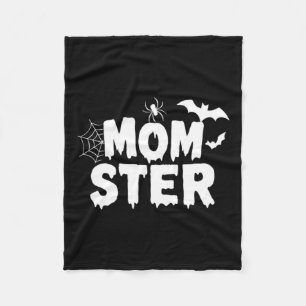 Momster Dadcula Monster Halloween Trick Or Treat Fleece Blanket