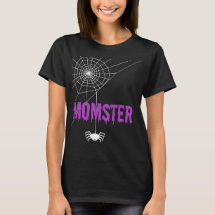 Momster Dripping Blood Font and Spider T-Shirt