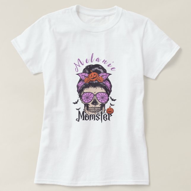 Momster Halloween Gift for Mum T-Shirt (Design Front)