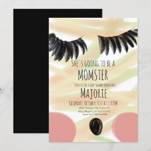Momster Halloween Mummy Baby Shower Invitation