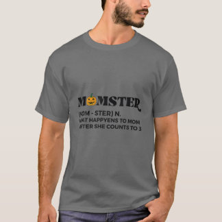 Momster Halloween Pumpkin What's Happy For Mum On T-Shirt