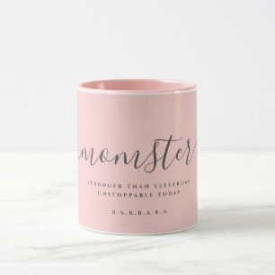 MOMSTER MOM LIFE STRONGER THAN YESTERDAY COFFEE MUG