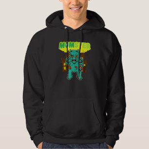Momster Monster Mum Scary Halloween Mummy Creepy C Hoodie