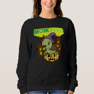 Momster Monster Mum Scary Halloween Mummy Creepy C Sweatshirt