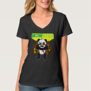 Momster Monster Mum Scary Halloween Mummy Creepy C T-Shirt