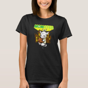 Momster Monster Mum Scary Halloween Mummy Creepy C T-Shirt