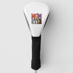 Momster Vintage Mum Leopard Plaid Typography Desig Golf Head Cover