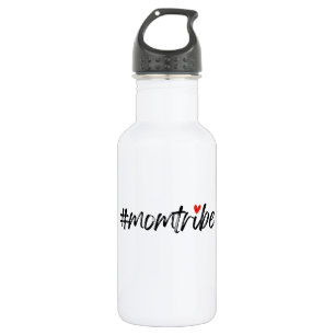 #MomTribe   Modern Motherhood Script Mother's Day 532 Ml Water Bottle