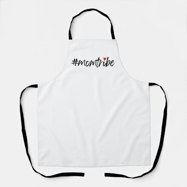 #MomTribe | Modern Motherhood Script Mother's Day Apron (Front)